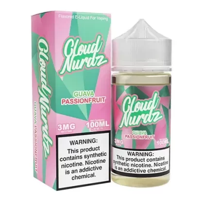 Cloud Nurdz Guava Passionfruit Vape e-Liquid 100mL