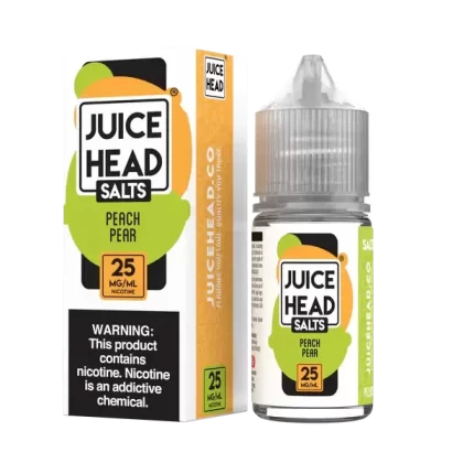 Juice Head SALTS Peach Pear Vape e-Liquid 30mL