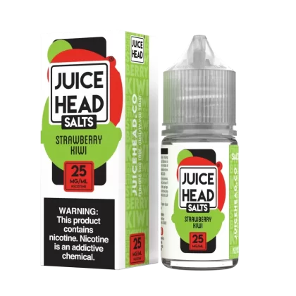 Juice Head SALTS Strawberry Kiwi Vape e-Liquid 30mL