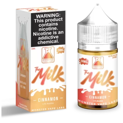 Jam Monster SALT Milk Cinnamon Vape e-Liquid 30mL