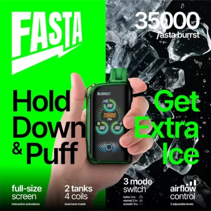 Fasta Burrst Disposable Vape 35,000 Puff 25mL 50mg