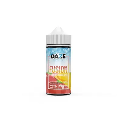 7 Daze Fusion Strawberry Banana Apple CHILLED Vape e-Liquid 100mL