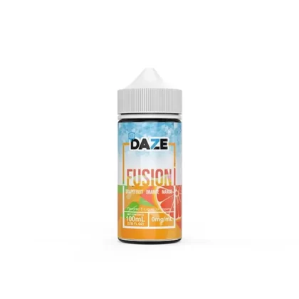 7 Daze Fusion Grapefruit Orange Mango CHILLED Vape e-Liquid 100mL