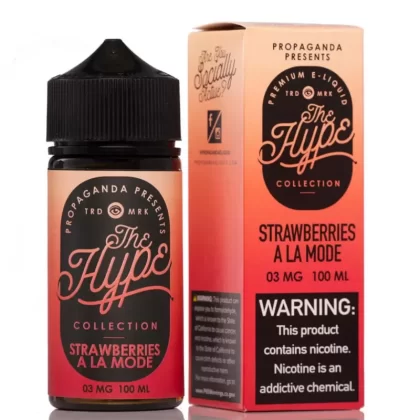 Propaganda The Hype Collection Strawberries A La Mode Vape e-Liquid