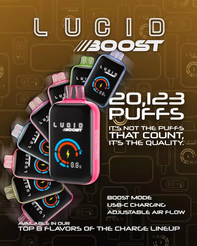 Lucid Boost 20123 Puff Disposable Vape 5% Nicotine - Image 2