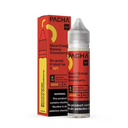 Pachamama Blood Orange Banana Gooseberry Vape e-Liquid 60mL