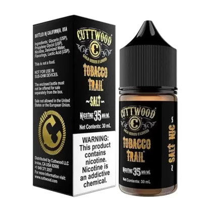 Cuttwood Salts Tobacco Trail Vape e-Liquid 30mL