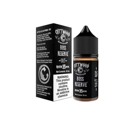 Cuttwood Salts Boss Reserve Vape e-Liquid 30mL