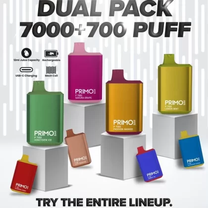 Primo Bar 7000 Puff Disposable Vape 14mL 5.0%