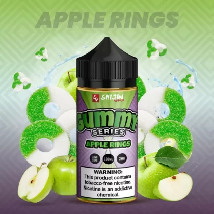 Shijin Gummy Series Apple Rings Vape e-Liquid 100mL