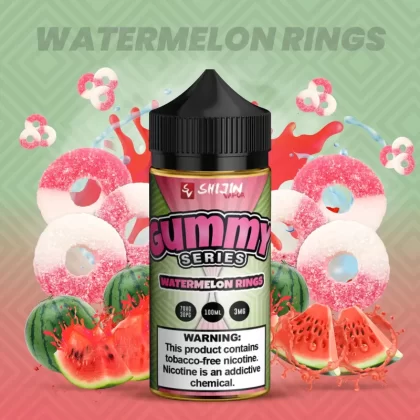 Shijin Gummy Series Watermelon Rings Vape e-Liquid 100mL