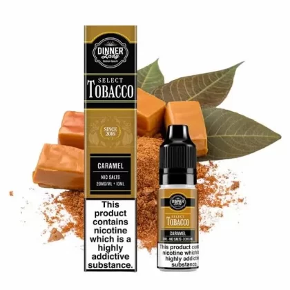 Dinner Lady – Select Tobacco – Caramel Tobacco – 20MG – 10ML