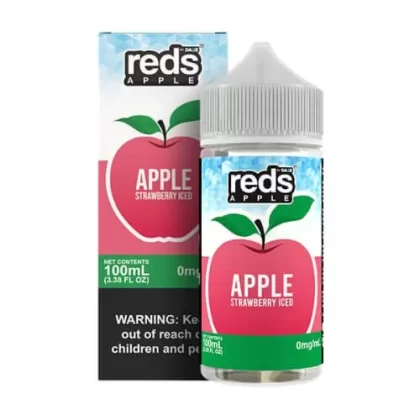 Reds E-Liquid – Apple Strawberry Iced 100ml