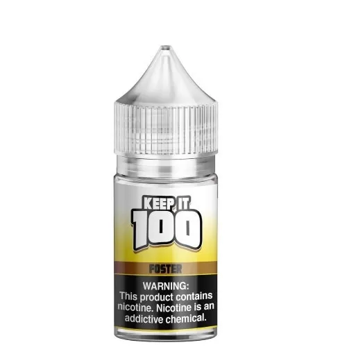 Keep It 100 Salt E-Liquid – Foster 30ml