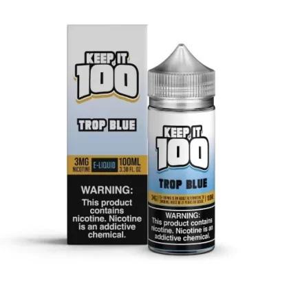 Keep It 100 E-Liquid – Trop Blue 100ml