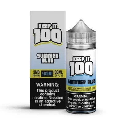 Keep It 100 E-Liquid – Summer Blue 100ml