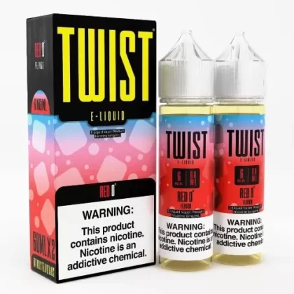 Twist E-Liquid – Red 0 2x60ml