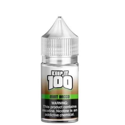 Keep It 100 Salt E-Liquid – Mint Bacco 30ml