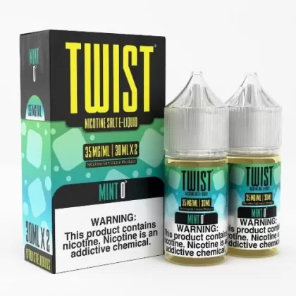 Twist E-Liquid Salts – Mint 0 2x30ml
