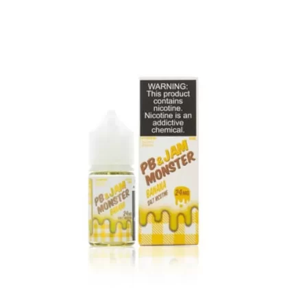 Jam Monster E-Liquid Banana PB & Jam Nic Salts 30mL