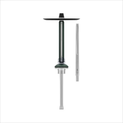 Shisha Alpha Hookah Echo Silver Emerald Green