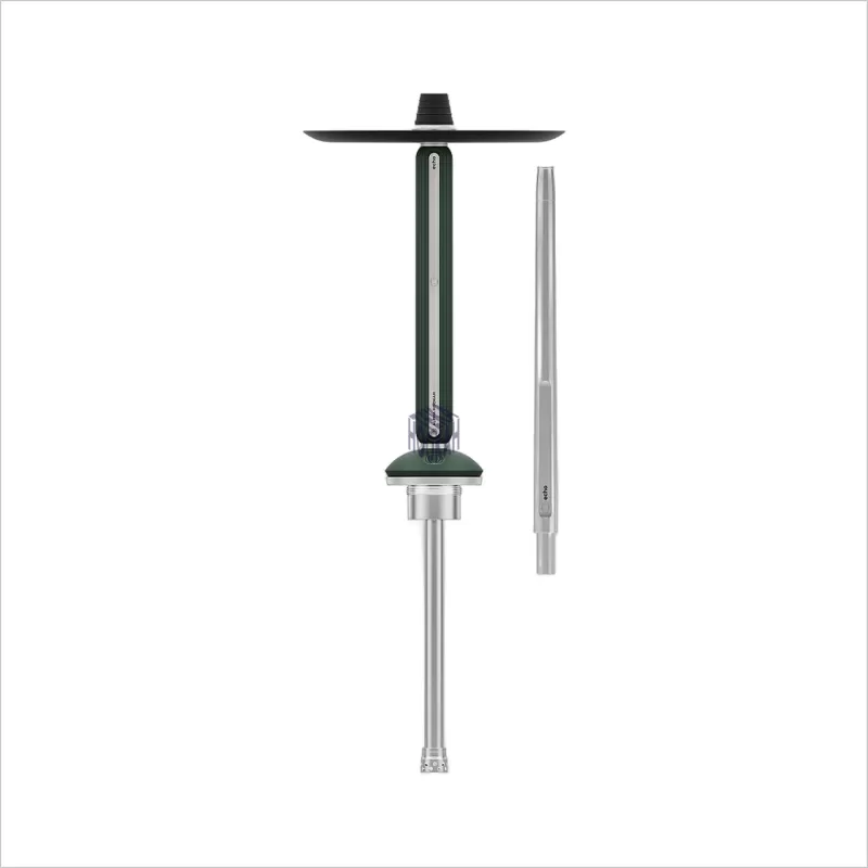 Shisha Alpha Hookah Echo Silver Emerald Green