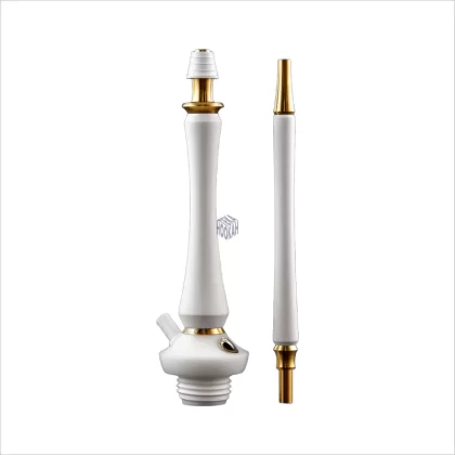 Shisha Union Hookah Sleek PVD White