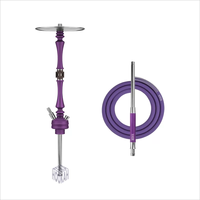 Shisha Hoob Mars Royal Purple Stainless Steel