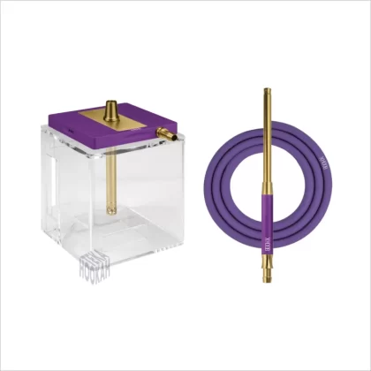 Shisha Hoob Atom Royal Purple Gold
