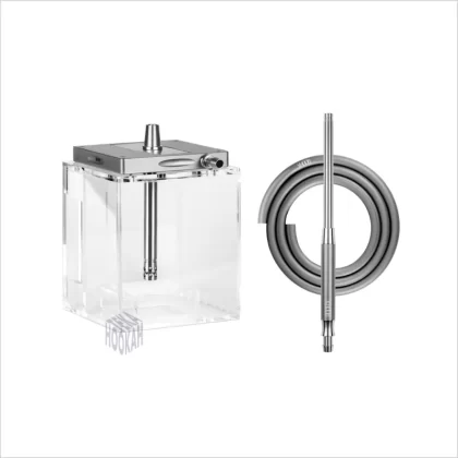 Shisha Hoob Atom Space Gray Stainless Steel