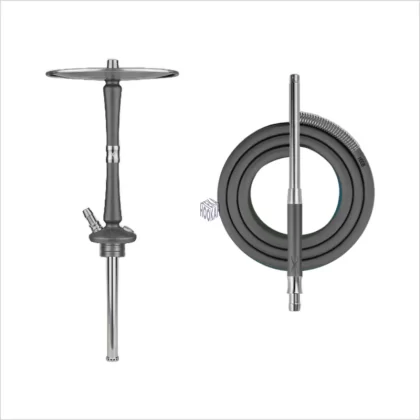 Shisha Hoob GO Space Grey Stainless Steel
