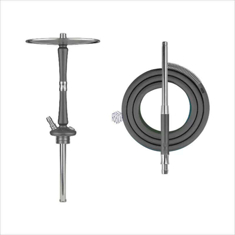Shisha Hoob GO Space Grey Stainless Steel