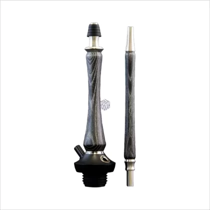 Shisha Union Hookah Sleek Black-Silver