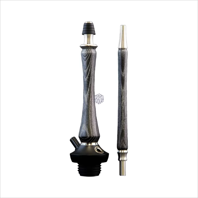 Shisha Union Hookah Sleek Black-Silver