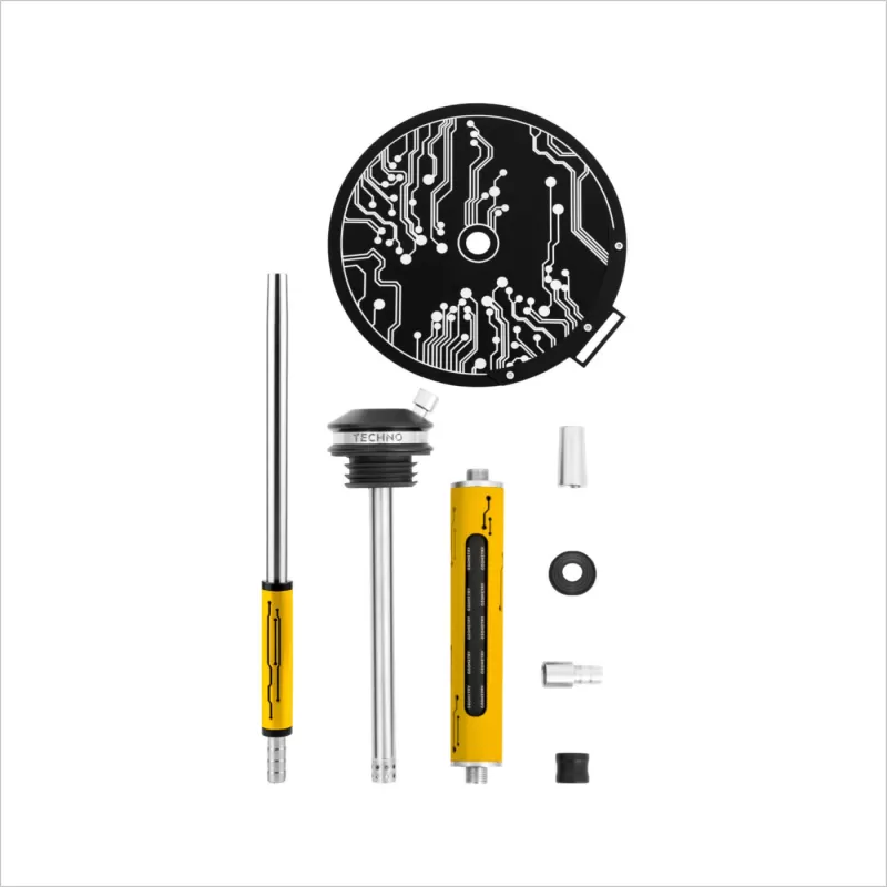 Shisha Geometry Techno Yellow - Image 3