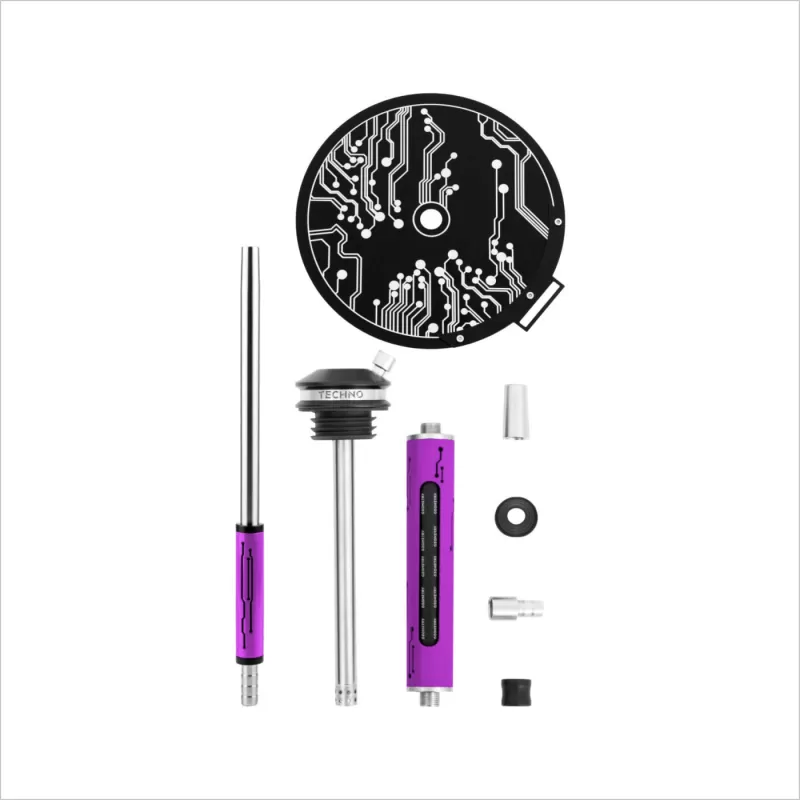Shisha Geometry Techno Purple - Image 3