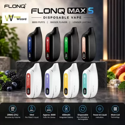 Flonq Max S 8000 Puffs Disposable Vape In UAE