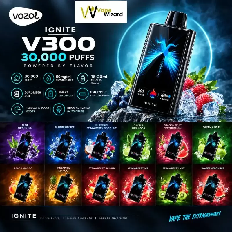 Ignite V300 30000 Puffs Disposable Vape 50mg