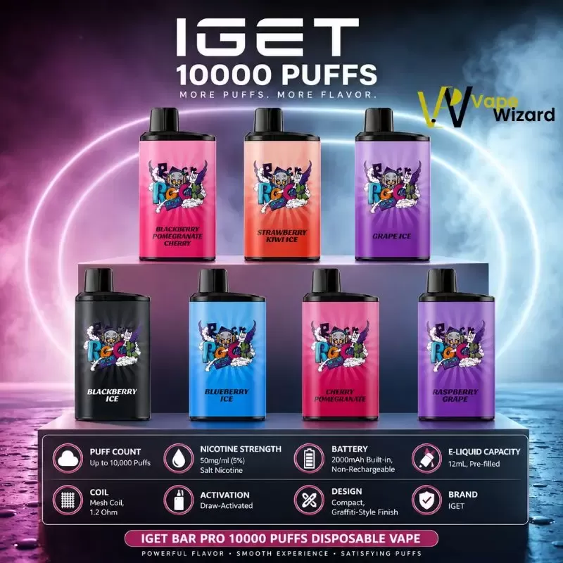 IGET Bar Pro 10000 Puffs Disposable Vape