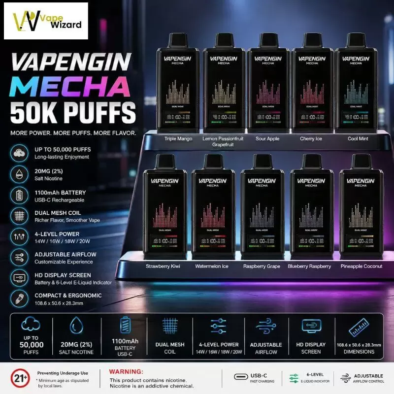 Vapengin Meacha 50000 Puffs Disposable Vape in the UAE