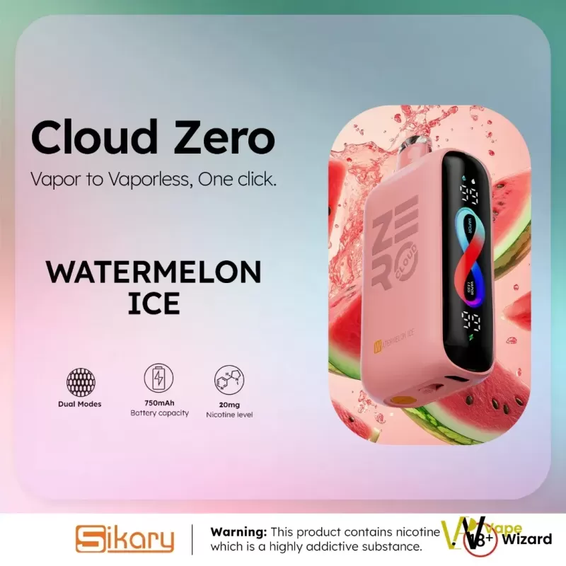 Sikary Cloud Zero 20000 Puffs 20mg Disposable Vape - Image 2