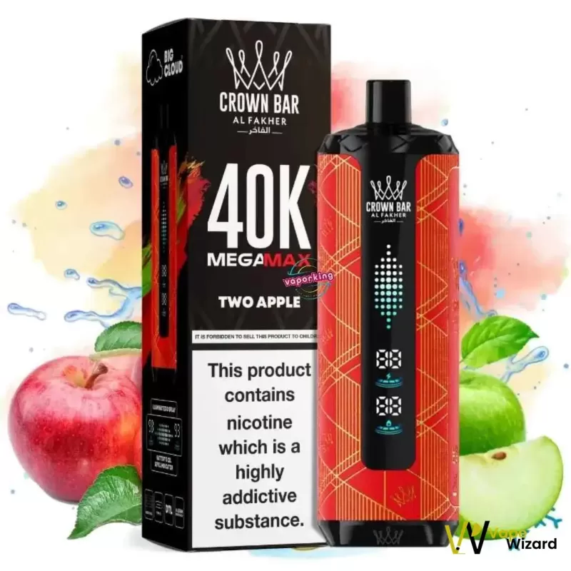 Al Fakher Crown Bar v2.0 Mega Max 40000 Puffs Disposable Vape - Image 3