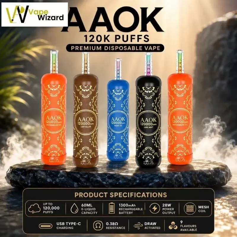 AAOK 120k Puffs Disposable Vape in the UAE