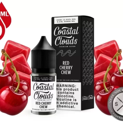 Red Cherry Chew Coastal Clouds Salt 30ml