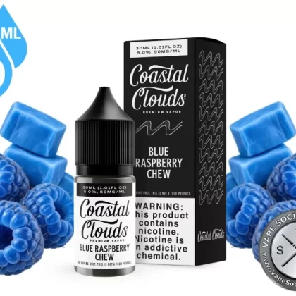 Blue Raspberry Chew Coastal Clouds Salt 30ml