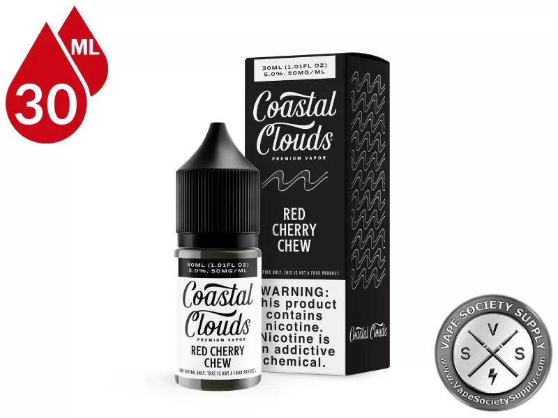 Red Cherry Chew Coastal Clouds Salt 30ml - Image 3