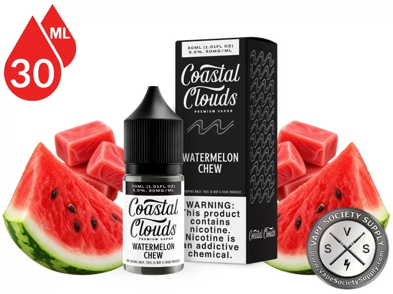 Watermelon Chew Coastal Clouds Salt 30ml