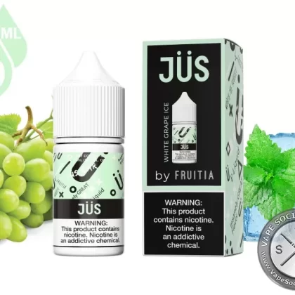 White Grape Ice JÜS by Fruitia Salt 30ml