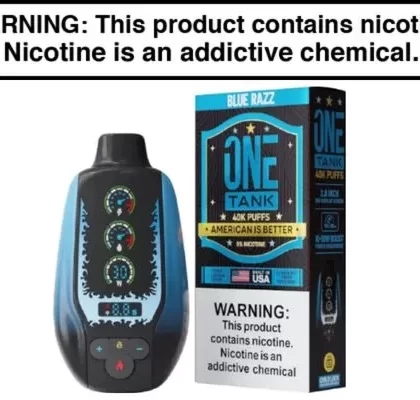 One Tank 40K Disposable Vape – 40,000 Puffs