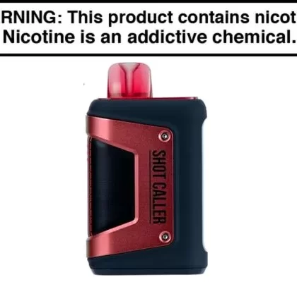 Shot Caller 40K Disposable Vape – 40,000 Puffs